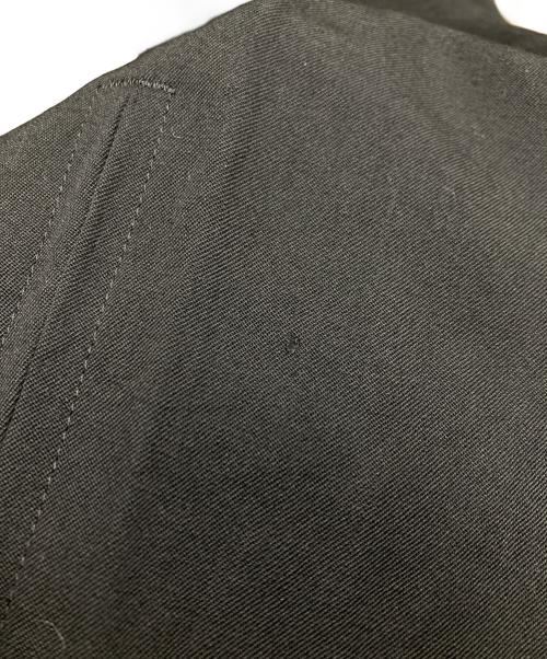 COMME des GARCONS HOMME PLUS（コムデギャルソンオムプリュス）COMME des GARCONS HOMME PLUS (コムデギャルソンオムプリュス) 90s ウールギャバ ジップスリット スラックス ブラック サイズ:Sの古着・服飾アイテム