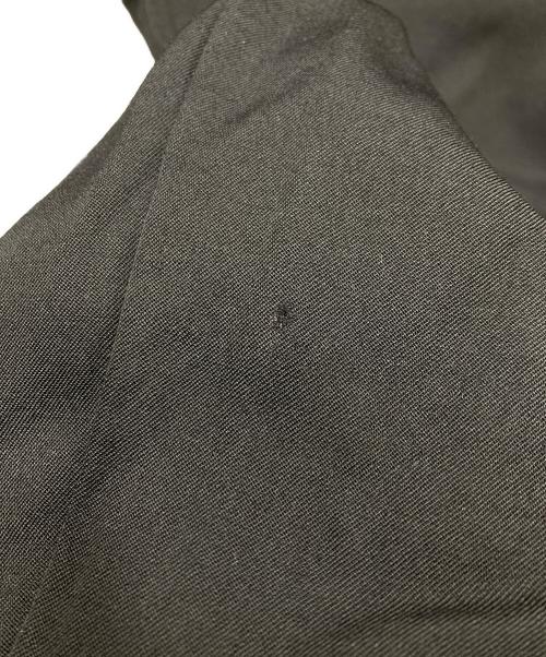 COMME des GARCONS HOMME PLUS（コムデギャルソンオムプリュス）COMME des GARCONS HOMME PLUS (コムデギャルソンオムプリュス) 90s ウールギャバ ジップスリット スラックス ブラック サイズ:Sの古着・服飾アイテム