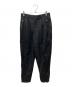 COMME des GARCONS HOMME PLUS（コムデギャルソンオムプリュス）の古着「90s ウールギャバ ジップスリット スラックス」｜ブラック