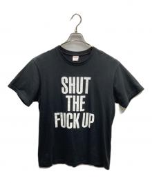 SUPREME×NUMBER (N)INE（シュプリーム×ナンバーナイン）の古着「Shut Up Tee/プリントTシャツ」｜ブラック