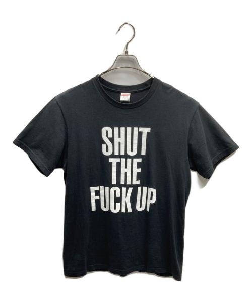 SUPREME（シュプリーム）Supreme (シュプリーム) NUMBER (N)INE (ナンバーナイン) Shut Up Tee/プリントTシャツ ブラック サイズ:Mの古着・服飾アイテム