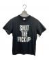 Supreme（シュプリーム）の古着「Shut Up Tee/プリントTシャツ」｜ブラック
