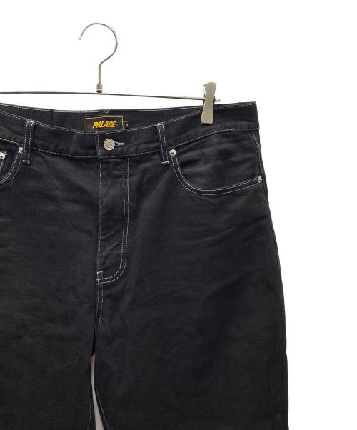 PALACE（パレス）PALACE (パレス) P90 BAGGY SCRIPT JEAN/バギーデニムパンツ ブラック サイズ:SIZE 34の古着・服飾アイテム