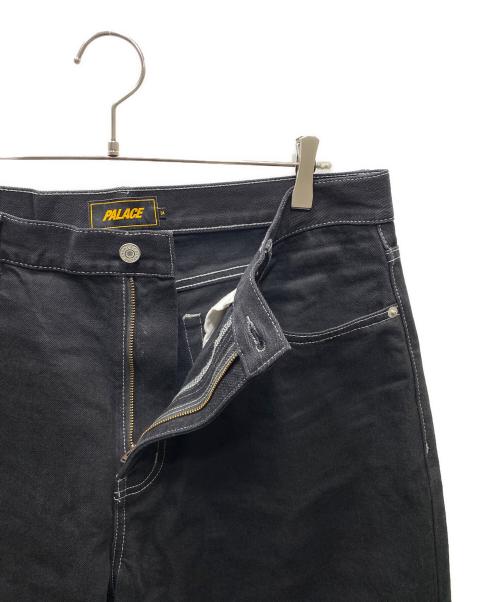 PALACE（パレス）PALACE (パレス) P90 BAGGY SCRIPT JEAN/バギーデニムパンツ ブラック サイズ:SIZE 34の古着・服飾アイテム