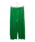 PLEATS PLEASEプリーツプリーズ）の古着「25SS MONTHLY COLORS プリーツパンツ」｜グリーン