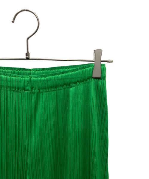PLEATS PLEASE（プリーツプリーズ）PLEATS PLEASE (プリーツプリーズ) 25SS MONTHLY COLORS プリーツパンツ グリーン サイズ:3の古着・服飾アイテム