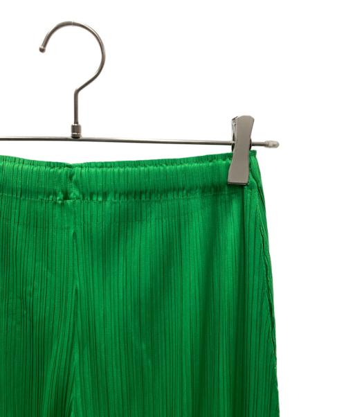 PLEATS PLEASE（プリーツプリーズ）PLEATS PLEASE (プリーツプリーズ) 25SS MONTHLY COLORS プリーツパンツ グリーン サイズ:3の古着・服飾アイテム