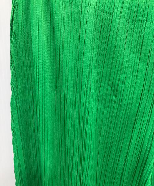 PLEATS PLEASE（プリーツプリーズ）PLEATS PLEASE (プリーツプリーズ) 25SS MONTHLY COLORS プリーツパンツ グリーン サイズ:3の古着・服飾アイテム