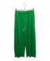 PLEATS PLEASE（プリーツプリーズ）の古着「25SS MONTHLY COLORS プリーツパンツ」｜グリーン