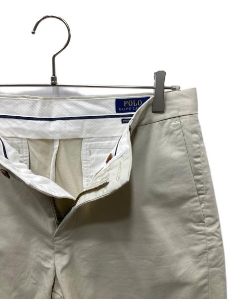 POLO RALPH LAUREN（ポロ・ラルフローレン）POLO RALPH LAUREN (ポロ・ラルフローレン) 5ポケット チノショーツ アイボリー サイズ:SIZE 32の古着・服飾アイテム