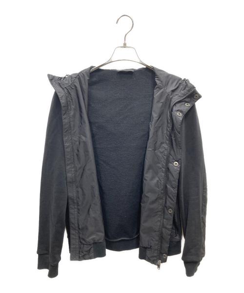PRADA SPORTS（プラダスポーツ）PRADA SPORTS (プラダスポーツ) ナイロン切替フーデットジャケット ブラック サイズ:SIZE Sの古着・服飾アイテム