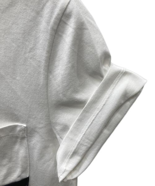 JIL SANDER（ジルサンダー）JIL SANDER (ジルサンダー) ヘンリーネックTシャツ ホワイト サイズ:XLの古着・服飾アイテム