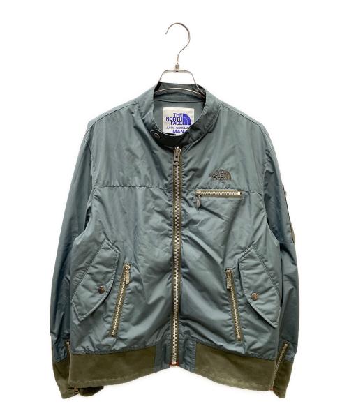 THE NORTH FACE（ザ ノース フェイス）THE NORTH FACE (ザ ノース フェイス) eYe COMME des GARCONS JUNYAWATANABE MAN (アイ コム デ ギャルソン ジュンヤ ワタナベ マン) 切替ブルゾン グリーン サイズ:SIZE Sの古着・服飾アイテム