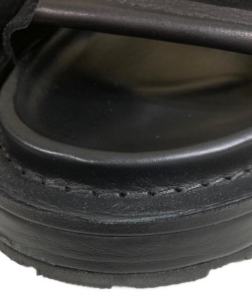 JIL SANDER（ジルサンダー）JIL SANDER (ジルサンダー) オープントゥ スリングバック サンダル ブラック サイズ:40の古着・服飾アイテム