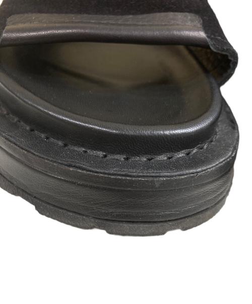 JIL SANDER（ジルサンダー）JIL SANDER (ジルサンダー) オープントゥ スリングバック サンダル ブラック サイズ:40の古着・服飾アイテム