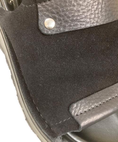 JIL SANDER（ジルサンダー）JIL SANDER (ジルサンダー) オープントゥ スリングバック サンダル ブラック サイズ:40の古着・服飾アイテム