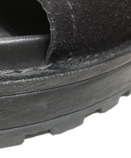 JIL SANDER（ジルサンダー）JIL SANDER (ジルサンダー) オープントゥ スリングバック サンダル ブラック サイズ:40の古着・服飾アイテム