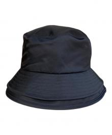 sacai（サカイ）の古着「NYLON TWILL DOUBLE BR/バケットハット」｜ブラック