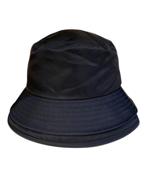 sacai（サカイ）sacai (サカイ) NYLON TWILL DOUBLE BR/バケットハット ブラック サイズ:1の古着・服飾アイテム