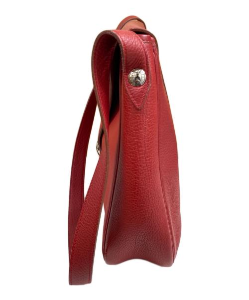 HERMES（エルメス）HERMES (エルメス) クリスティーヌ ショルダーバッグ レッドの古着・服飾アイテム