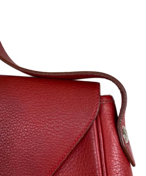 HERMES（エルメス）HERMES (エルメス) クリスティーヌ ショルダーバッグ レッドの古着・服飾アイテム