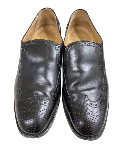 Burberry's（バーバリー）Burberry's (バーバリー) レザーシューズ ブラック サイズ:4 1/2の古着・服飾アイテム