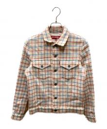 COMME des GARCONS JUNYA WATANABE MAN×LEVI'S（コム デ ギャルソン ジュンヤ ワタナベ マン×リーバイス）の古着「エルボーパッチウールジャケット」｜アイボリー