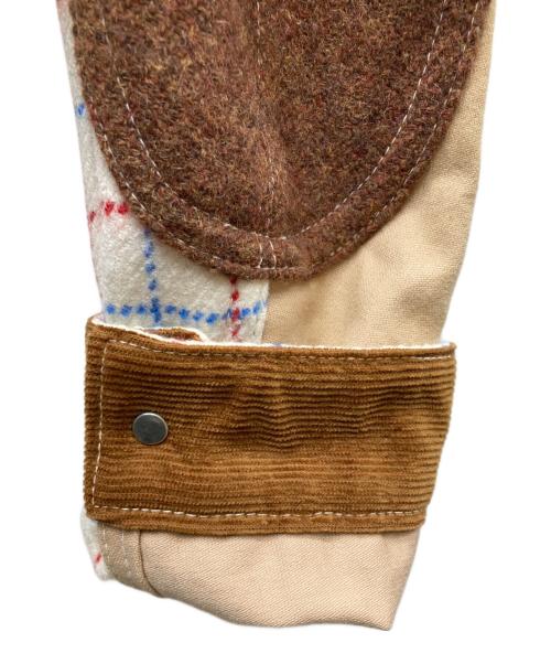 COMME des GARCONS JUNYA WATANABE MAN（コム デ ギャルソン ジュンヤ ワタナベ マン）COMME des GARCONS JUNYA WATANABE MAN (コム デ ギャルソン ジュンヤ ワタナベ マン) LEVI'S (リーバイス) エルボーパッチウールジャケット アイボリー サイズ:XSの古着・服飾アイテム