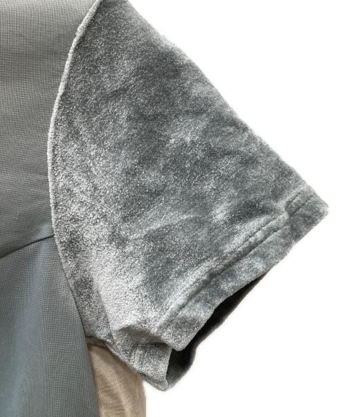 CDG JUNYA WATANABE（コムデギャルソン ジュンヤワタナベ）CDG JUNYA WATANABE (コムデギャルソン ジュンヤワタナベ) 切替ポロシャツ グリーン サイズ:サイズ表記無しの古着・服飾アイテム