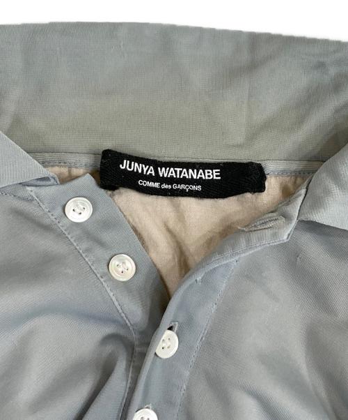 CDG JUNYA WATANABE（コムデギャルソン ジュンヤワタナベ）CDG JUNYA WATANABE (コムデギャルソン ジュンヤワタナベ) 切替ポロシャツ グリーン サイズ:サイズ表記無しの古着・服飾アイテム