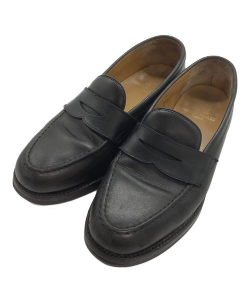 HARROGATE（ハロゲイト）HARROGATE (ハロゲイト) ぺニーローファー ブラック サイズ:7.5の古着・服飾アイテム