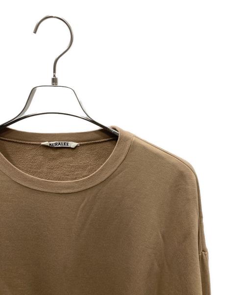AURALEE（オーラリー）AURALEE (オーラリー) ロングスリーブカットソー ブラウン サイズ:5の古着・服飾アイテム