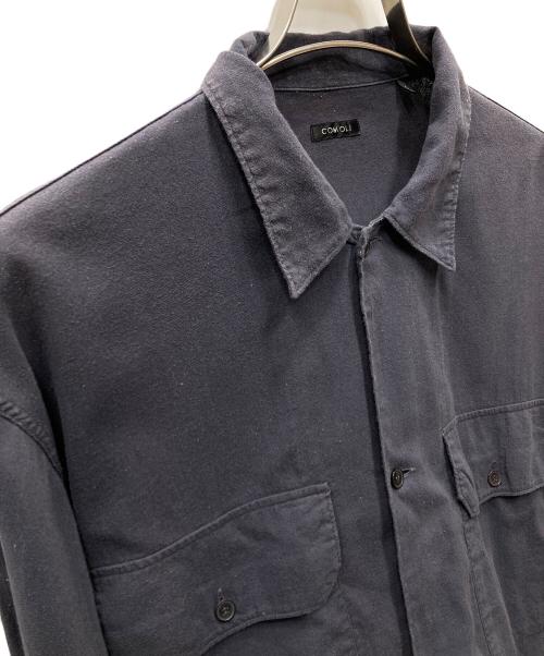 COMOLI（コモリ）COMOLI (コモリ) 長袖シャツ ネイビー サイズ:SIZE 3の古着・服飾アイテム