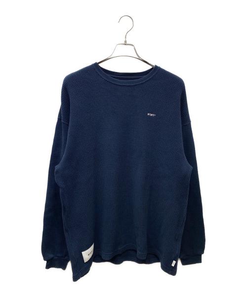 WTAPS（ダブルタップス）WTAPS (ダブルタップス) サーマルカットソー ネイビー サイズ:SIZE X02の古着・服飾アイテム