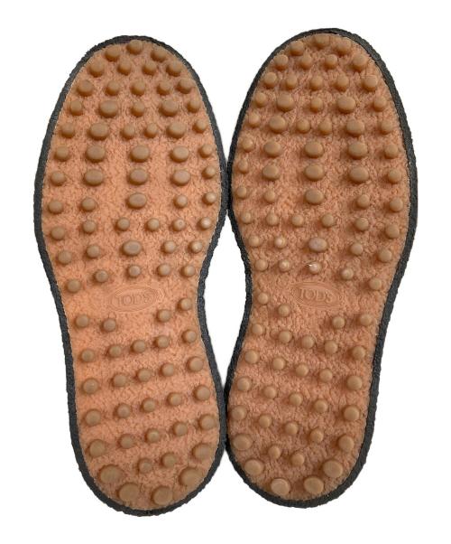 TOD'S（トッズ）TOD'S (トッズ) ラバーソール バイカラー コインローファー ブラック×ホワイト サイズ:SIZE 38の古着・服飾アイテム