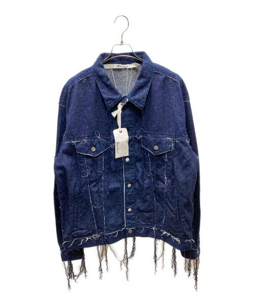 Midorikawa（ミドリカワ）Midorikawa (ミドリカワ) SILK DENIM JACKET INDIGO デニムジャケット ブルー サイズ:1 未使用品の古着・服飾アイテム