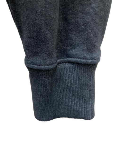 MM6 Maison Margiela（エムエムシックスメゾンマルジェラ）MM6 Maison Margiela (エムエムシックスメゾンマルジェラ) レザーフリンジスウェット ブラック サイズ:Sの古着・服飾アイテム