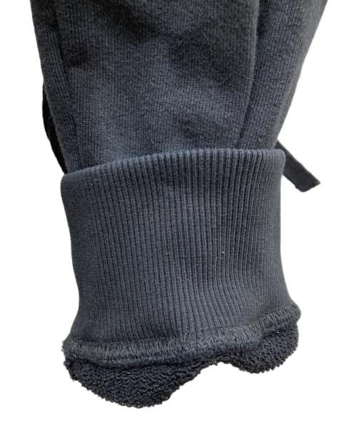 MM6 Maison Margiela（エムエムシックスメゾンマルジェラ）MM6 Maison Margiela (エムエムシックスメゾンマルジェラ) レザーフリンジスウェット ブラック サイズ:Sの古着・服飾アイテム