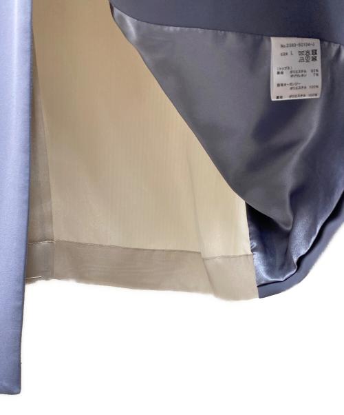 ANDRESD（アンドレスド）ANDRESD (アンドレスド) back sheer gilet set up dress セットアップワンピース ブルー サイズ:SIZE Lの古着・服飾アイテム