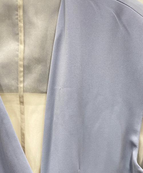 ANDRESD（アンドレスド）ANDRESD (アンドレスド) back sheer gilet set up dress セットアップワンピース ブルー サイズ:SIZE Lの古着・服飾アイテム