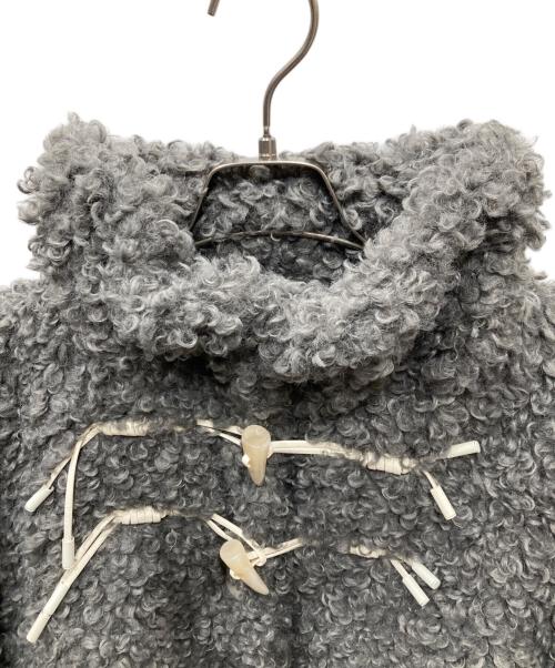 willfully（ウィルフリー）willfully (ウィルフリー) poodle fur cord toggle short JK プードルファージャケット グレー サイズ:Freeの古着・服飾アイテム