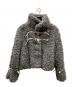 willfully（ウィルフリー）の古着「poodle fur cord toggle short JK プードルファージャケット」｜グレー