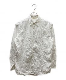 AURALEE（オーラリー）の古着「WRINKLED WASHED FINX TWILL SHIRT シワ加工シャツ」｜ホワイト