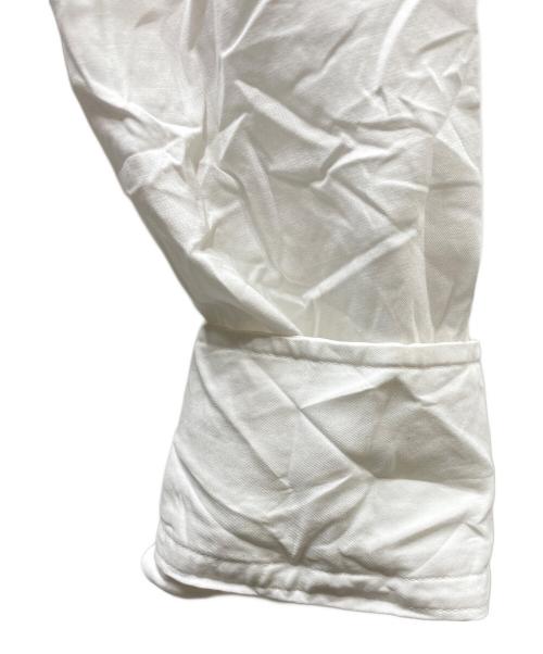 AURALEE（オーラリー）AURALEE (オーラリー) WRINKLED WASHED FINX TWILL SHIRT シワ加工シャツ ホワイト サイズ:SIZE 0の古着・服飾アイテム