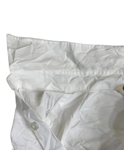 AURALEE（オーラリー）AURALEE (オーラリー) WRINKLED WASHED FINX TWILL SHIRT シワ加工シャツ ホワイト サイズ:SIZE 0の古着・服飾アイテム