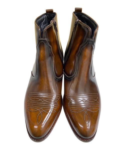 TEXAS Village（テキサスヴィレッジ）TEXAS VILLAGE (テキサスヴィレッジ) ウェスタンブーツ ブラウン サイズ:SIZE 27の古着・服飾アイテム