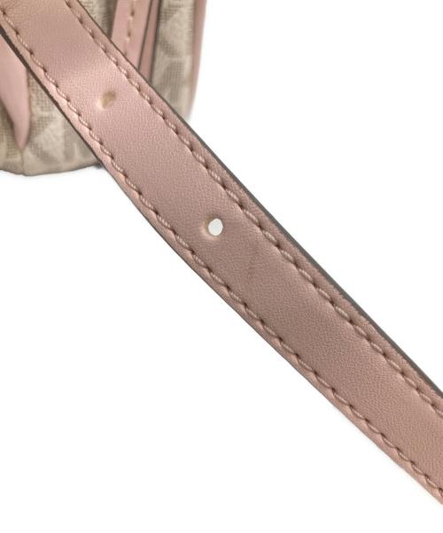 MICHAEL KORS（マイケルコース）MICHAEL KORS (マイケル・コース) リュック バックパック ホワイト×ピンクの古着・服飾アイテム