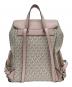MICHAEL KORS (マイケル・コース) リュック バックパック ホワイト×ピンク：13000円