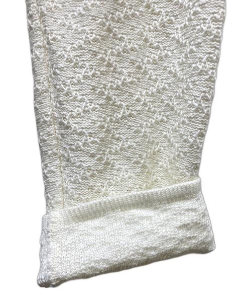 LARDINI（ラルディーニ）LARDINI (ラルディーニ) コットンニットカーディガン ホワイト サイズ:SIZE Mの古着・服飾アイテム