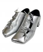 UNTISHOLDアンチショルド）の古着「Rina/パンプス」｜シルバー